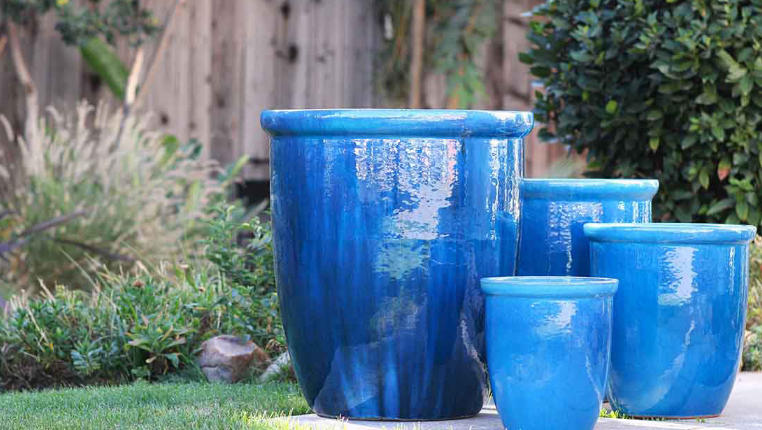 large flower pots