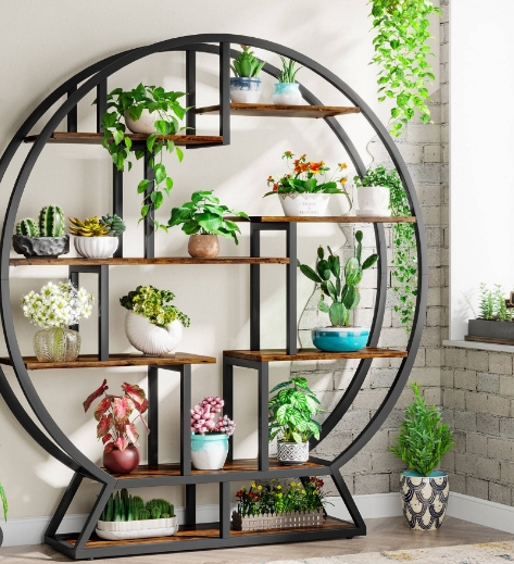 round plant stand