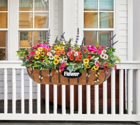 deck planters for railing