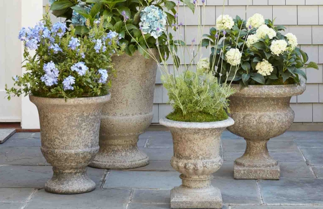 large outdoor vases