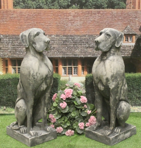 Great Dane Garden Statues