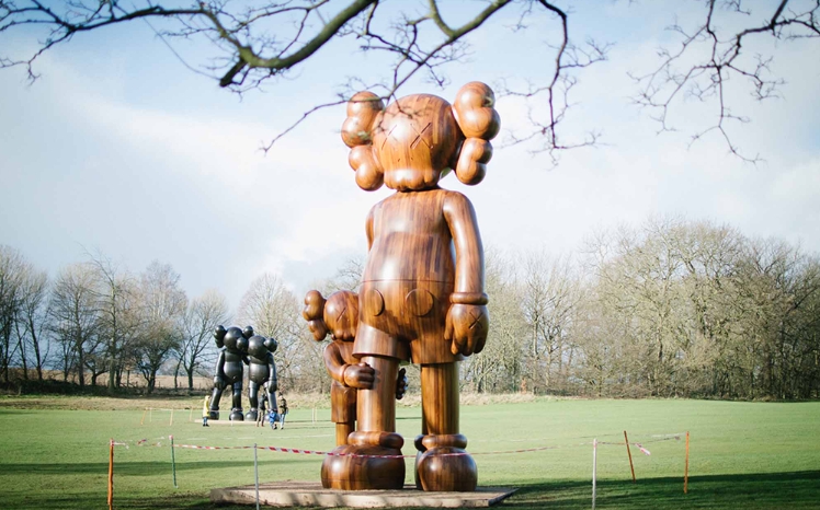 kaws outdoor sculpture