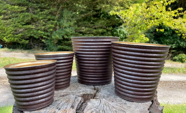 wide plant pot