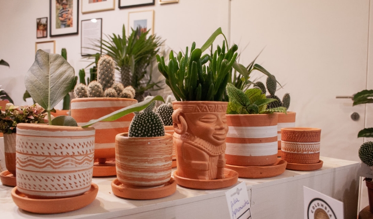 boho plant pots