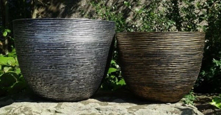 large decorative pots
