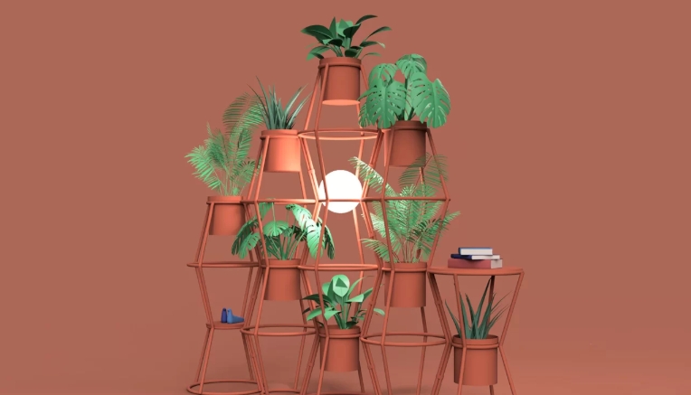 double plant stand