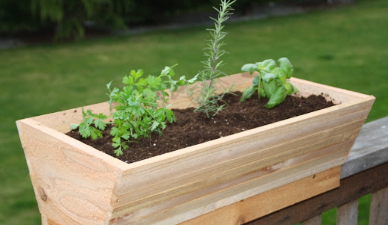 over the rail planters