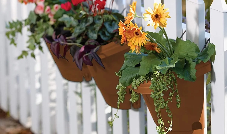 flower pots for railings