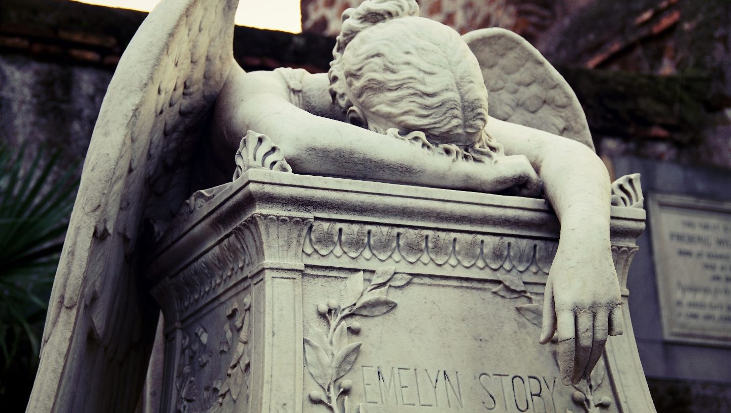 weeping angel cemetery