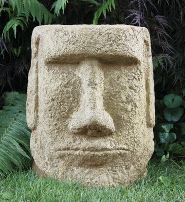 Face Garden Sculpture