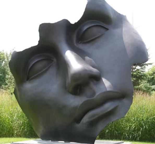 Face Garden Sculpture