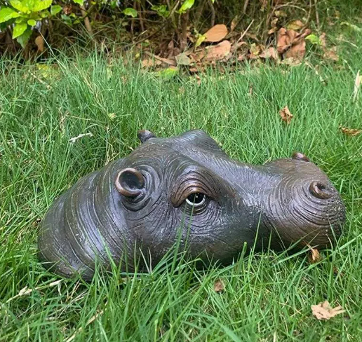 Hippo Garden Statue