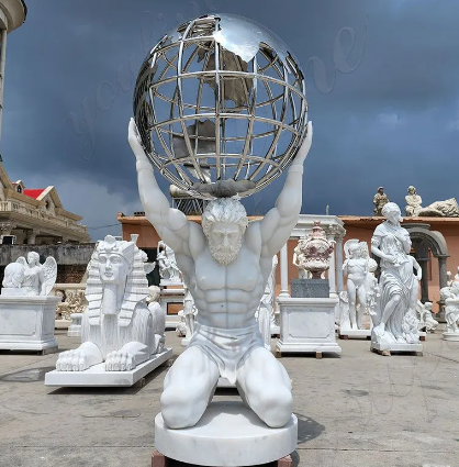 Atlas Garden Statue