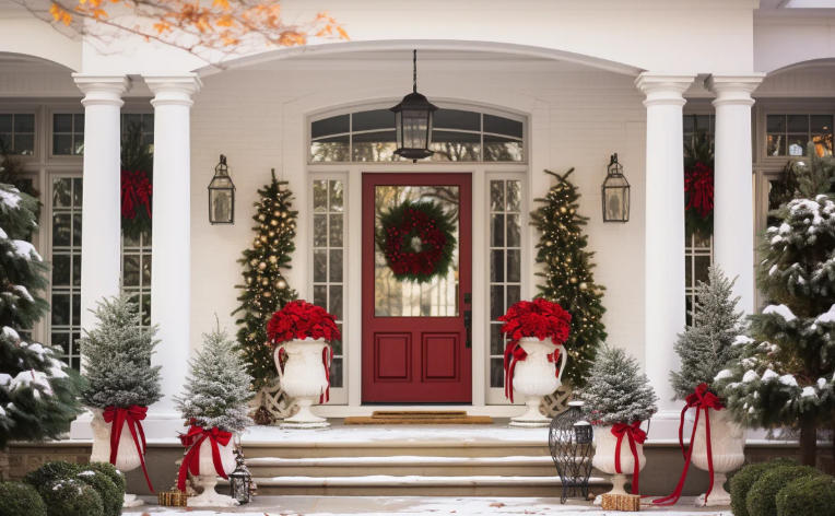 How to Decorate Your Front Porch for Christmas