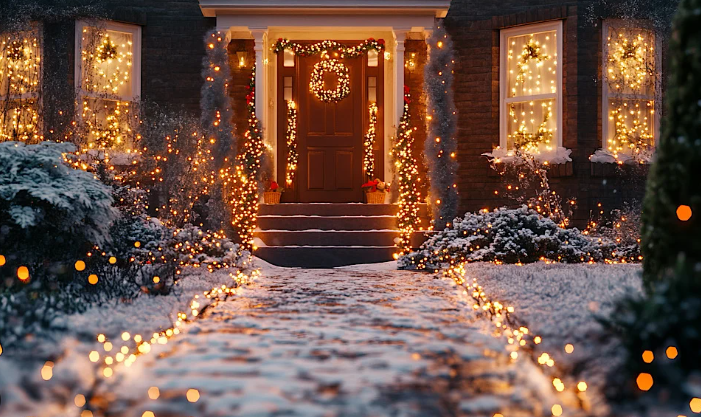 How to Use Outdoor Christmas Decorations to Highlight Your Landscape