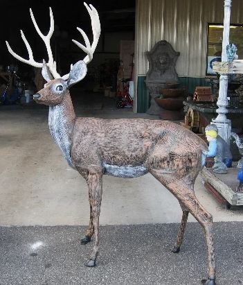 Life Size Outdoor Deer Statues2