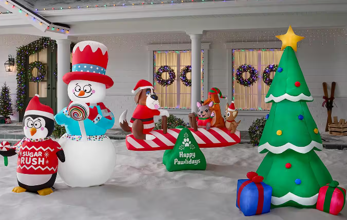 How to Make Outdoor Christmas Decorations with Kids