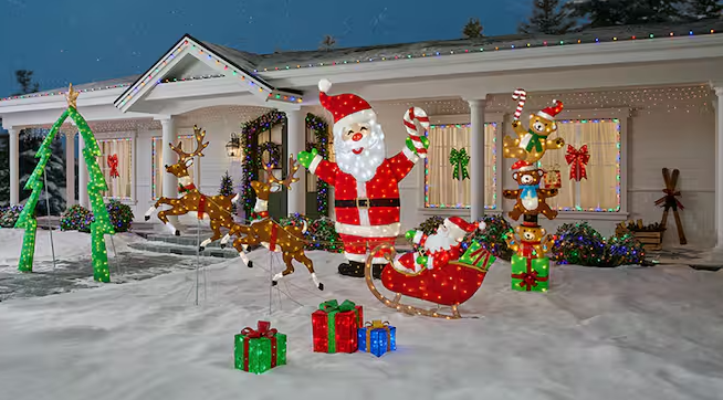 Best Outdoor Christmas Decorations for Families