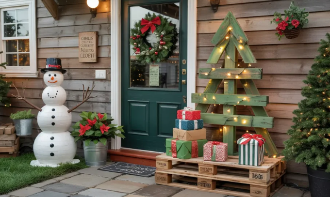 How to Use Outdoor Christmas Decorations to Welcome Guests