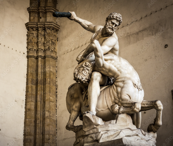 Hercules Marble Statue