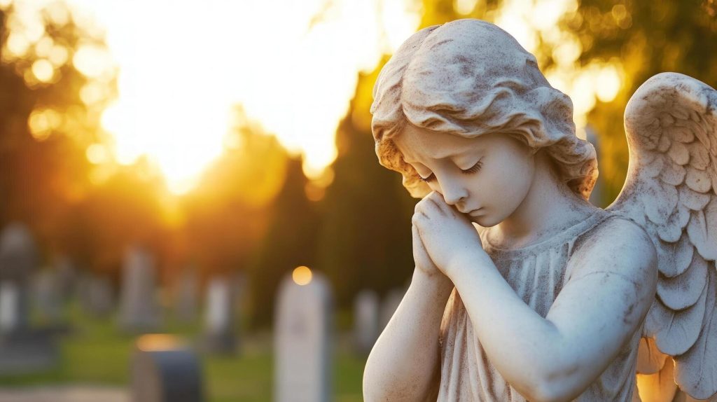 angel remembrance statue