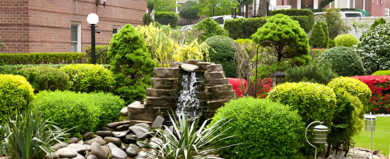 Balancing Large Planters With Smaller Sculptures