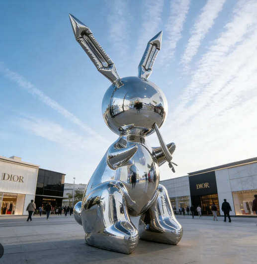jeff koons rabbit balloon sculpture2