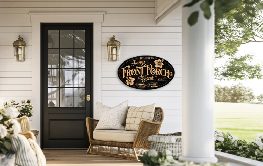 Farmhouse outdoor wall decor ideas