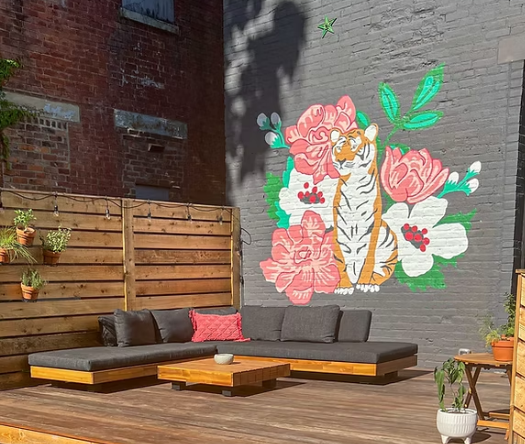 Outdoor wall murals for home exteriors