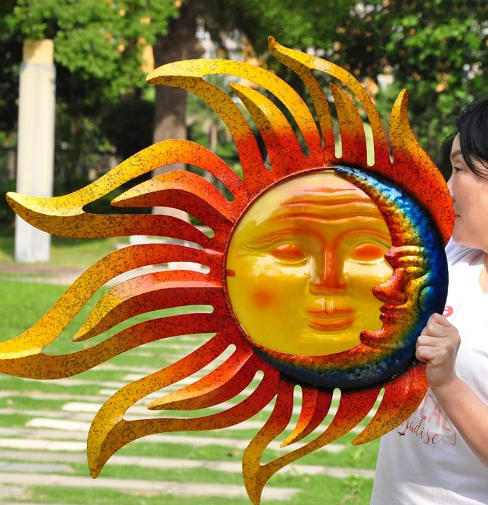 Large outdoor wall art ideas for gardens