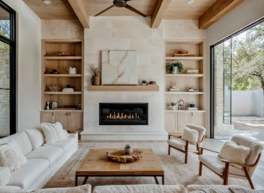 Outdoor wall decor for neutral palettes