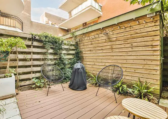 Outdoor wall decor for shaded areas