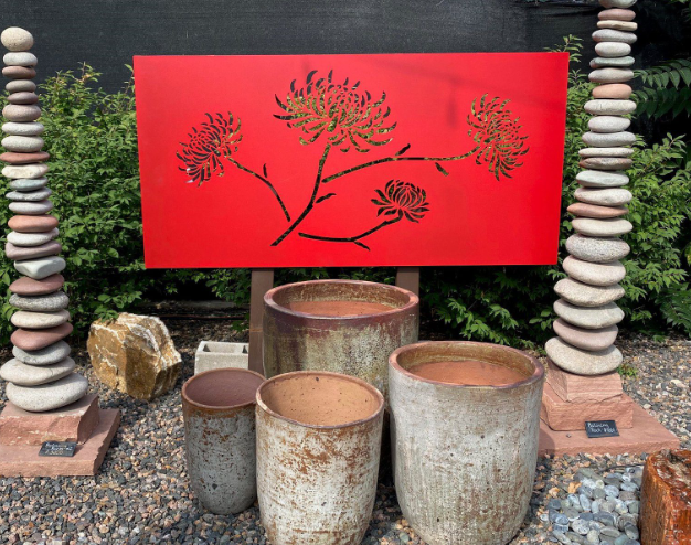 Outdoor wall decor with innovative designs