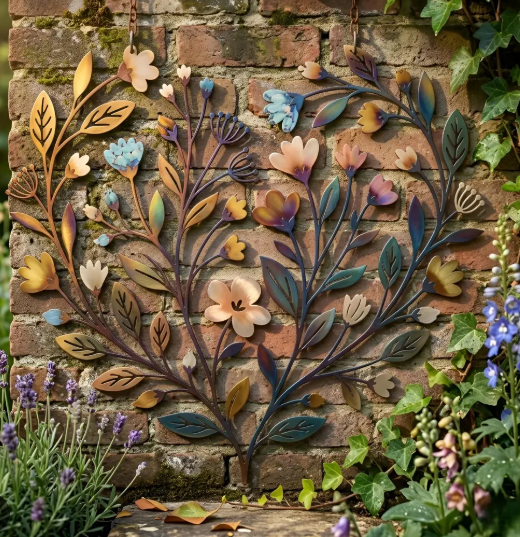 Outdoor wall decor for garden beauty