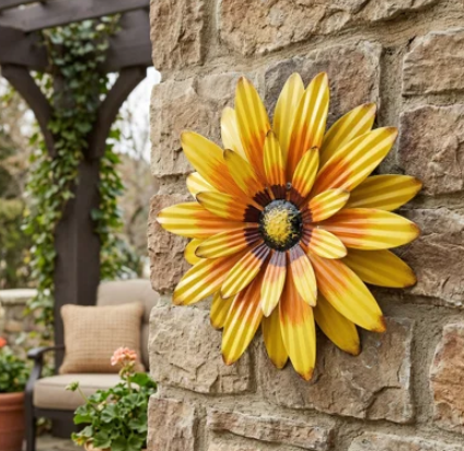 Outdoor wall decor for inviting spaces